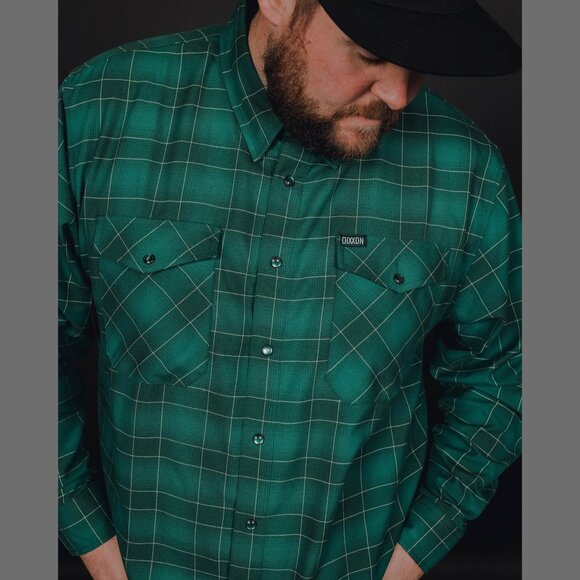 DIXXON FLANNEL - WREATH Flannel Shirt  - Mens Medium - Picture 10 of 15